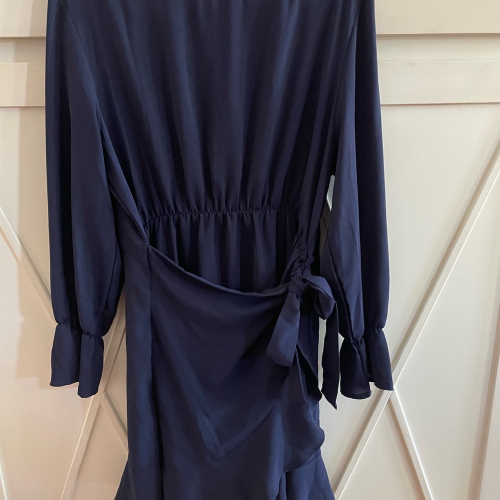 Elegant Navy Blue Women's Dress